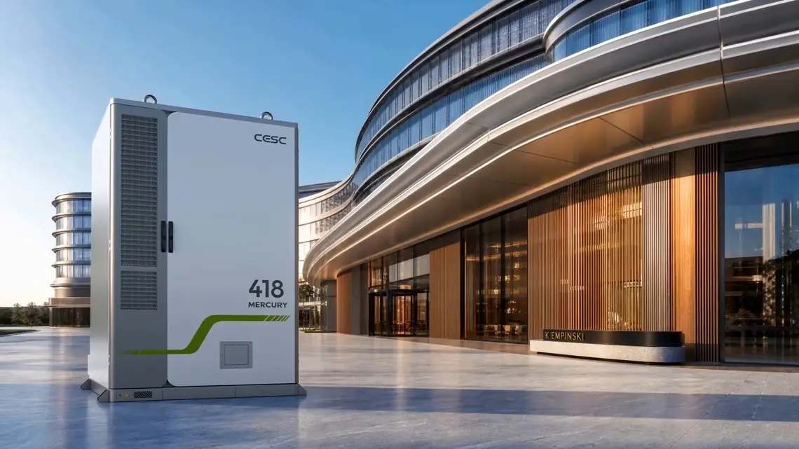 Sistema BESS CESC instalado em edifício comercial — peak shaving e economia em tarifa